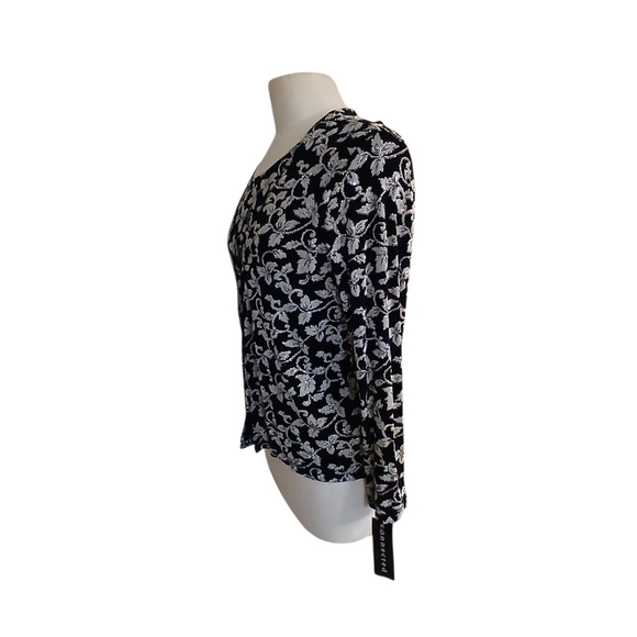 Connected Silver & Black Top - Picture 4 of 12